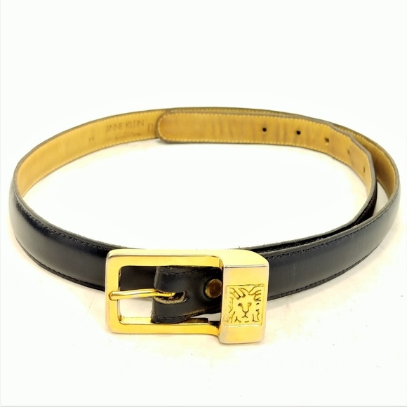 Anne Klein vintage for Calderon Navy Belt Sz M - Picture 5 of 5